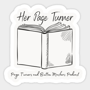 Her Page Turner Sticker